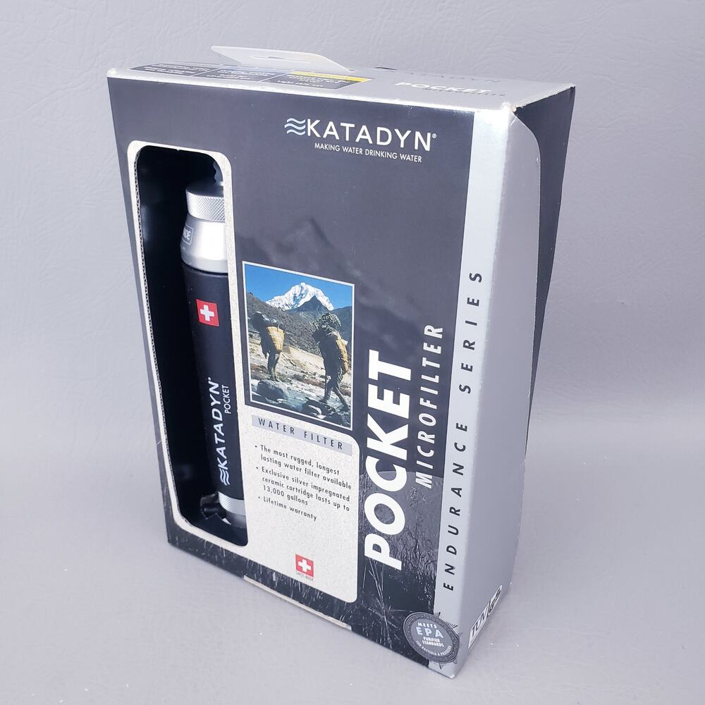 Katadyn Pocket Water Filter, New Micro filter Endurance Series